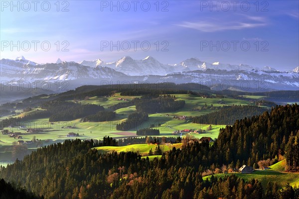 View from Moosegg over the Emmental
