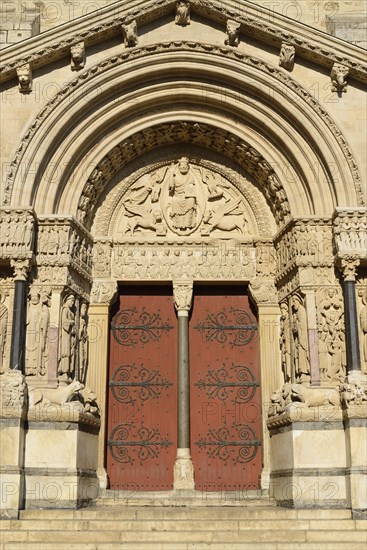 Entrance to the monastery church of St. Trophime