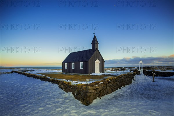 Black wooden church Buoakirkja