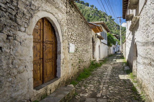 Paved house alley