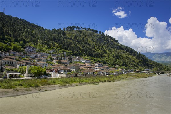 View to the district Gorica at the river Osum