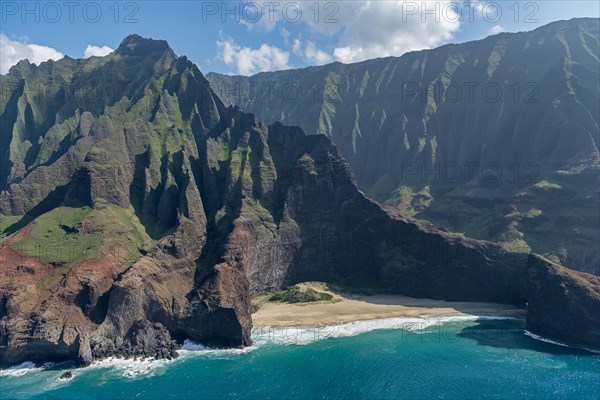 Rugged Na Pali coast