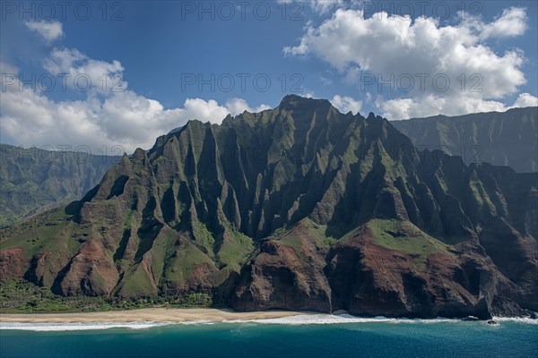 Rugged Na Pali coast