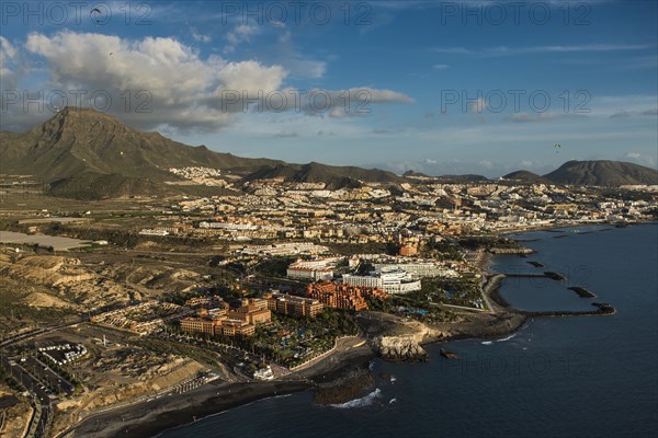 Coastline with seaside