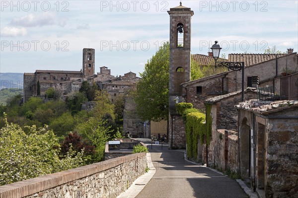 Houses of the upper town of Colle Alta