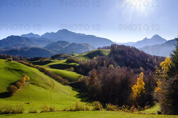 Mountain landscape in autumn