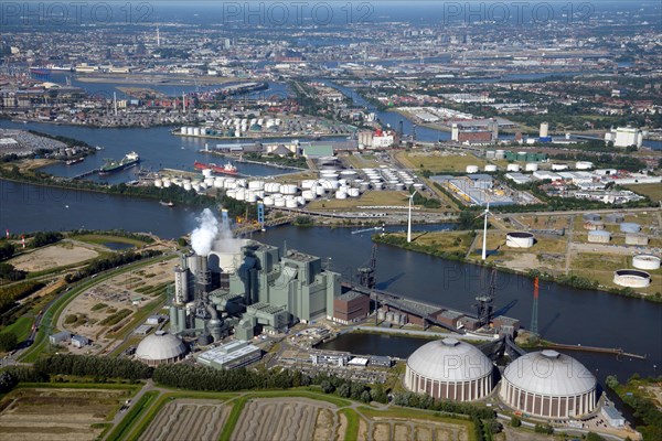 Overview of coal-fired power plant Moorburg