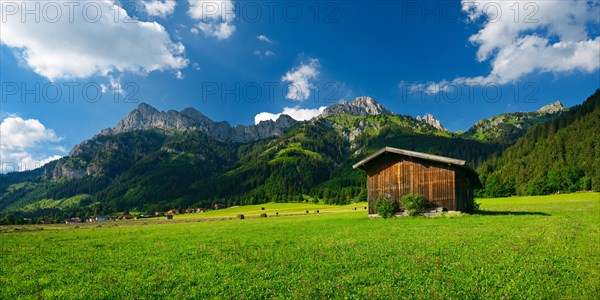 Typical landscape in the Alps