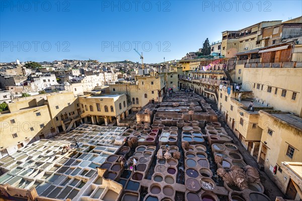 View over tannery