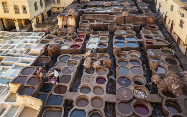 View over tannery