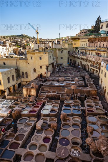 View over tannery