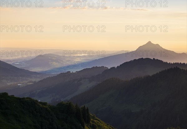 View from Riedberger Horn to Grunten