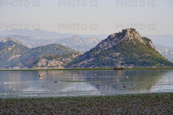 Excursion boat on Lake Skadar