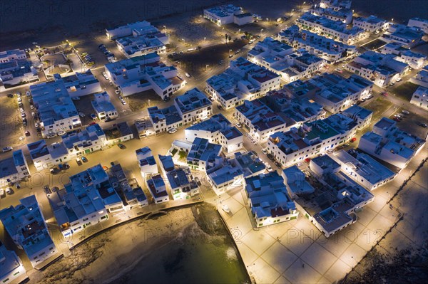 Caleta de Famara at night