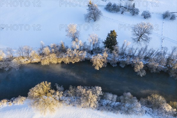 Loisach in winter