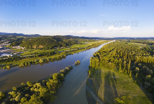 Mouth of the river Isar
