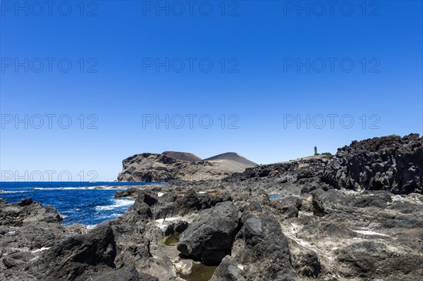 Volcanic coastline