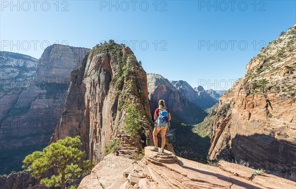 Hiker at Viewpoint