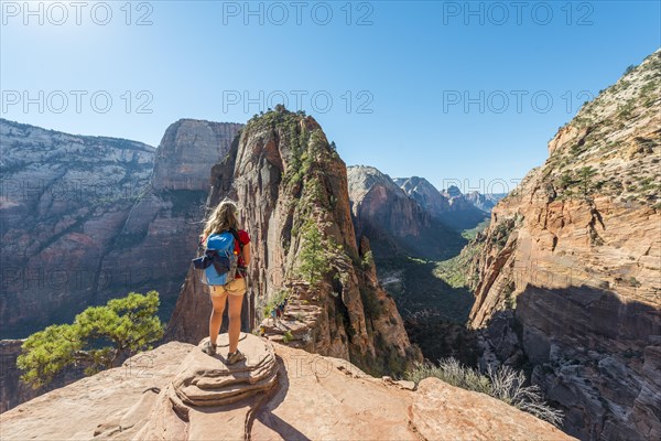 Hiker at Viewpoint