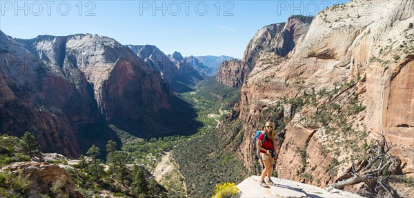 Hiker at Viewpoint