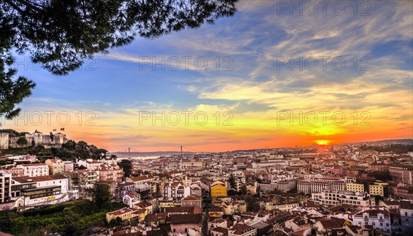 View across Lisbon