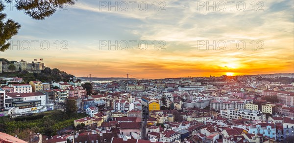 View across Lisbon