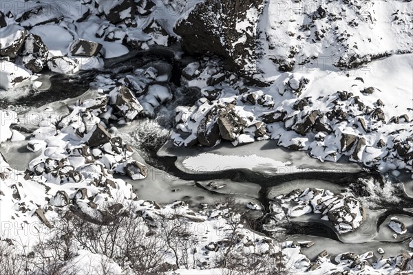 Icy river