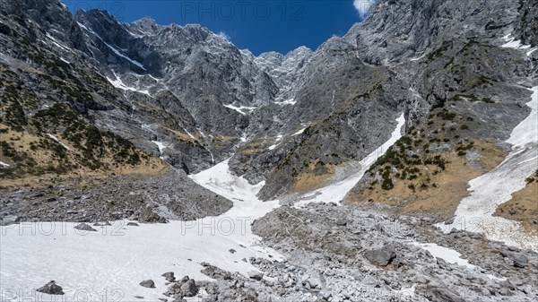 German Alps deepest snowfield