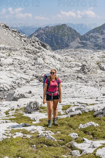 Hiker with rucksack