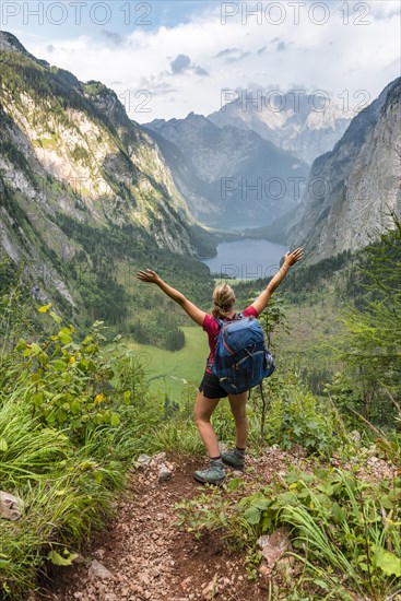 View of Obersee and Konigssee