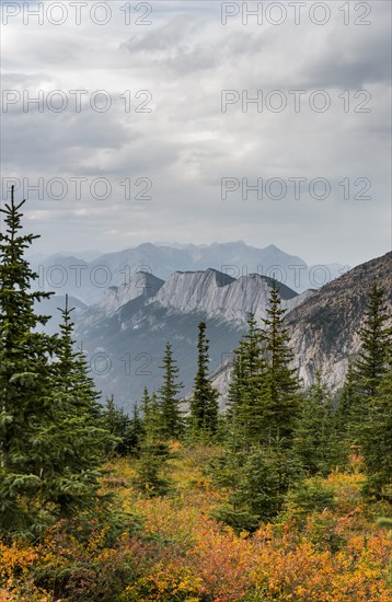 Striking mountain range