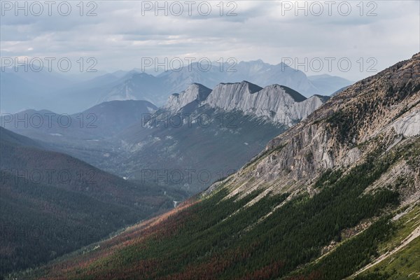 Striking mountain range