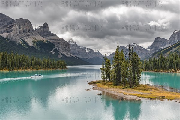 Island in a lake