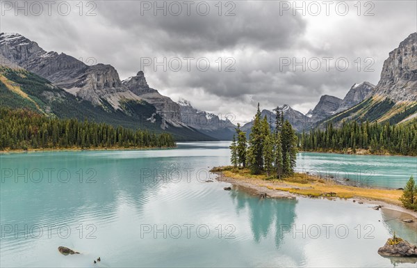 Island in a lake