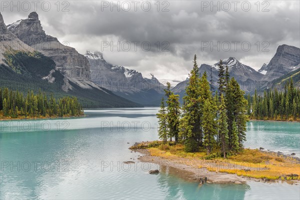 Island in a lake