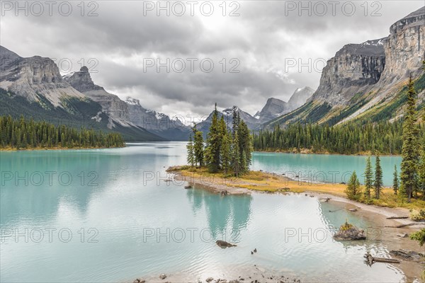 Island in a lake