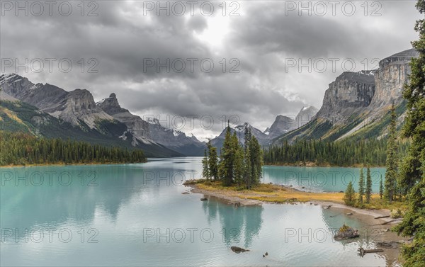 Island in a lake