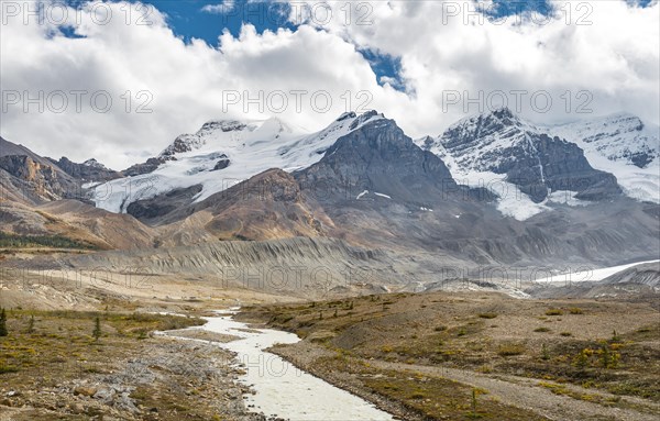 Glacier Valley of Mount Athabasca