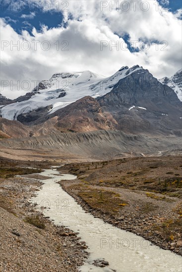 Glacier Valley of Mount Athabasca