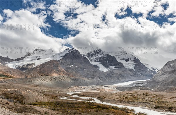 Glacier Valley of Mount Athabasca