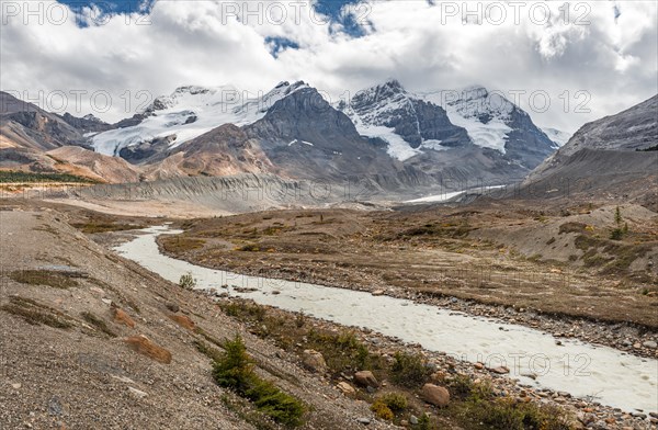 Glacier Valley of Mount Athabasca