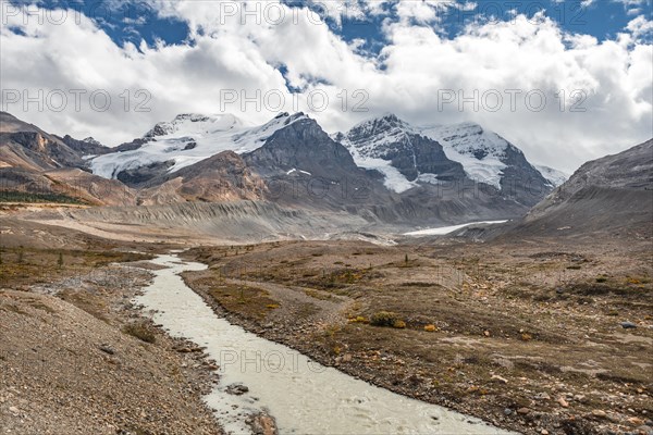 Glacier Valley of Mount Athabasca