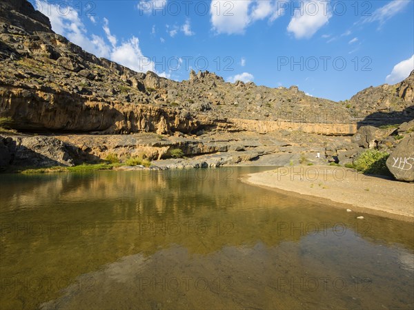 Clear water in Wadi Dam