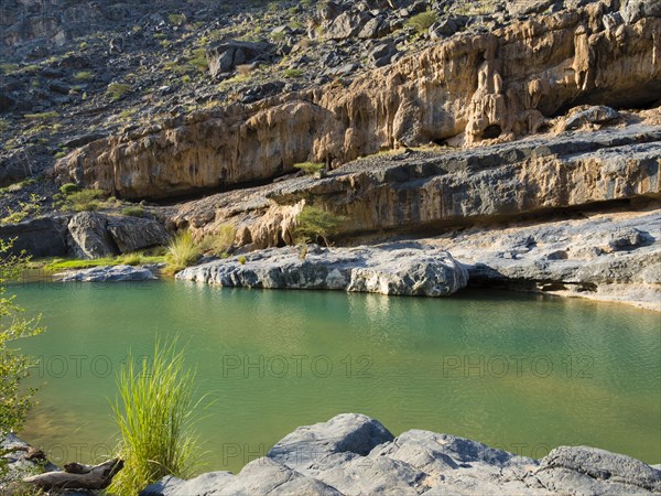 Clear water in Wadi Dam