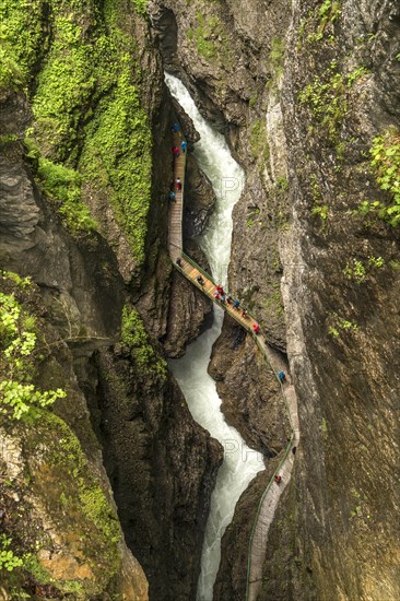 Trail through the gorge Breitachklamm