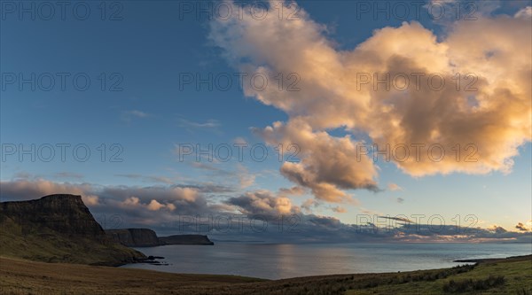 West coast Isle of Sky with North Sea at sunset