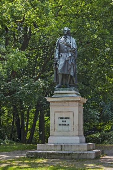 Schiller monument at Maximilianplatz