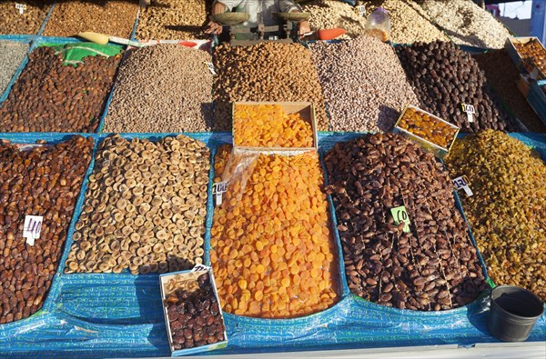 Fruits and nuts stall