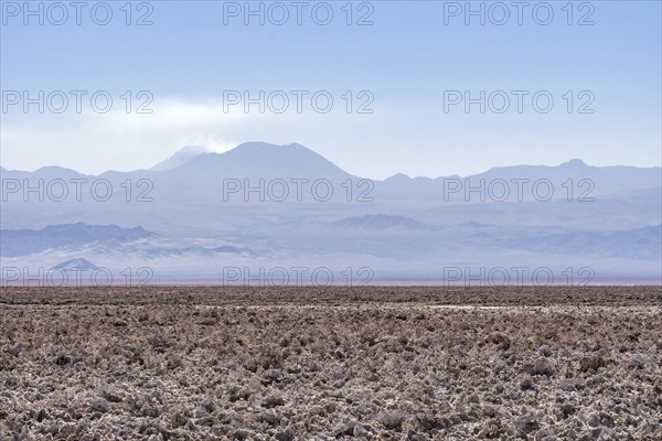 View over the salt desert Salar de Atacama