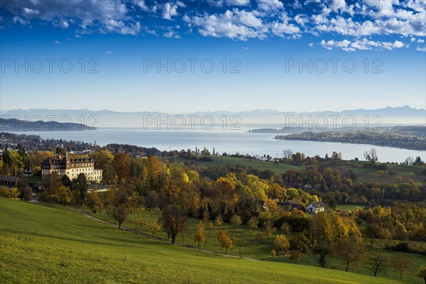 View over Lake Constance in autumn